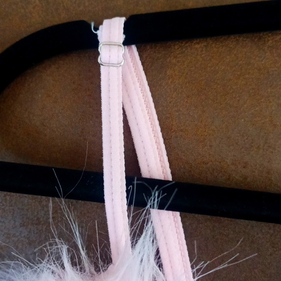 Vintage Fredrick's of Hollywood Type Fembot Pink Lingerie Babydoll - Picture 4 of 6